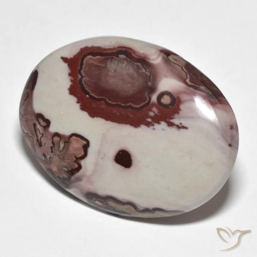 26.67ct Natural Multicolor Jasper, Oval, Opaque