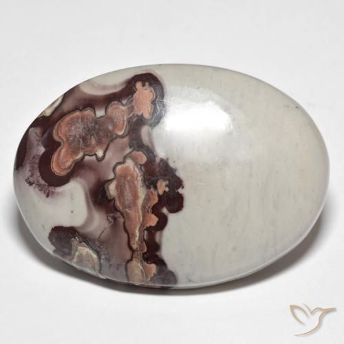 55.34ct Natural Multicolor Jasper, Oval, Opaque