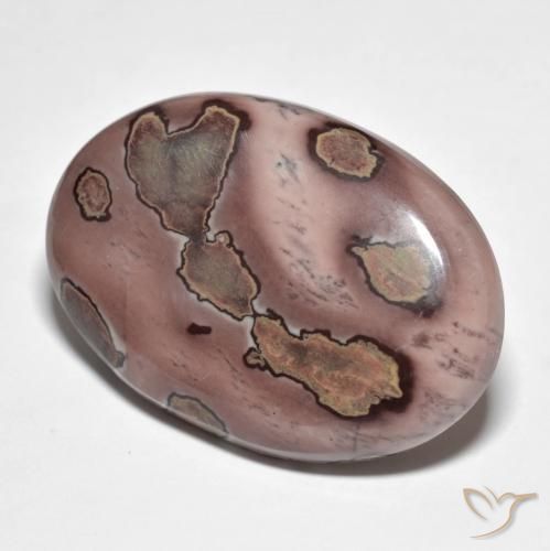 34.00ct Natural Multicolor Jasper, Oval, Opaque