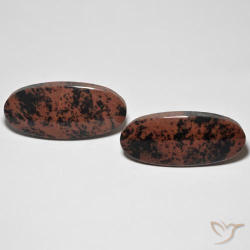 35.3 ct Oval Jasper, 31.2 x 14.3 mm From Indonesia, Photo A