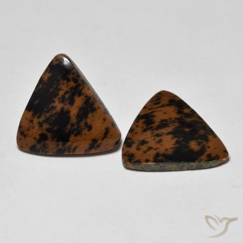 10.63 ctw Multicolor Jasper Stones, Natural Jasper in Trillion Cabochon Shape for Sale
