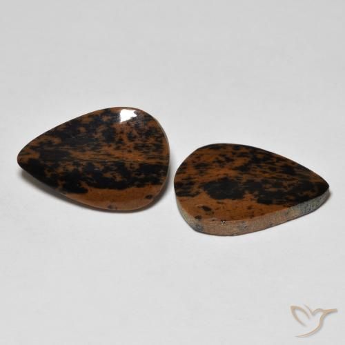 11.62 ctw Multicolor Jasper Stones, Natural Jasper in Pear Cabochon Shape for Sale