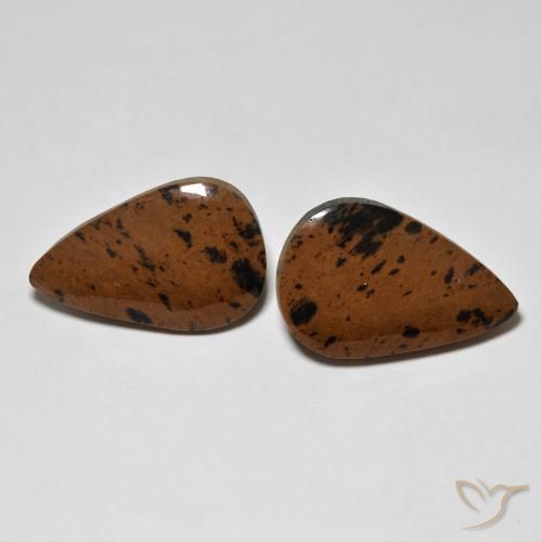 17.01ctw Natural Multicolor Jasper, Pear Shape, Opaque