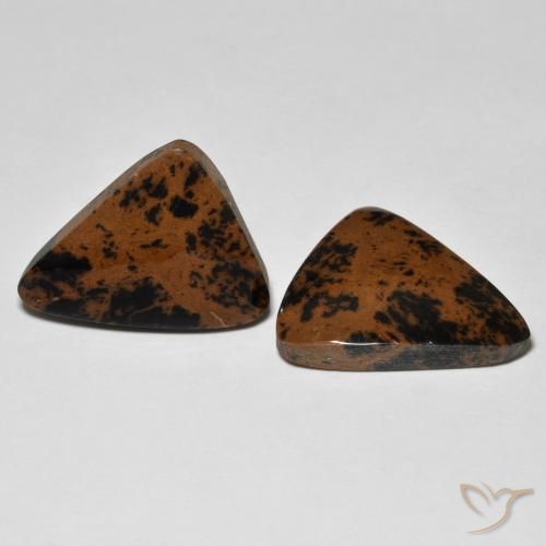 18.47 ctw Multicolor Jasper Stones, Natural Jasper in Trillion Cabochon Shape for Sale