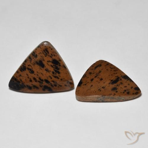 14.71 ctw Multicolor Jasper Stones, Natural Jasper in Trillion Cabochon Shape for Sale