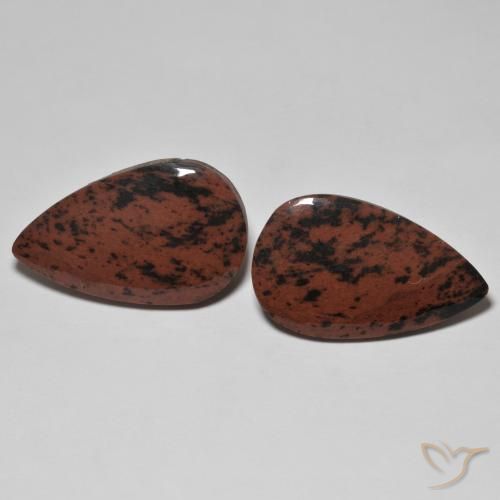 24.81ctw Natural Multicolor Jasper, Pear Shape, Opaque