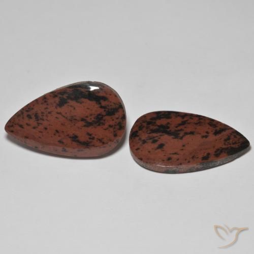 24.81 ctw Multicolor Jasper Stones, Natural Jasper in Pear Cabochon Shape for Sale