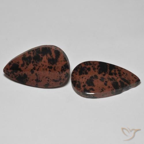 26.08 ctw Multicolor Jasper Stones, Natural Jasper in Pear Cabochon Shape for Sale