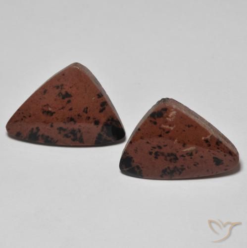 14.57ctw Natural Multicolor Jasper, Trillion, Opaque