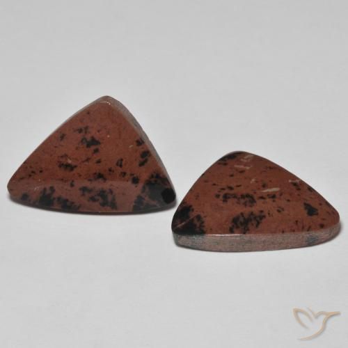 14.57 ctw Multicolor Jasper Stones, Natural Jasper in Trillion Cabochon Shape for Sale