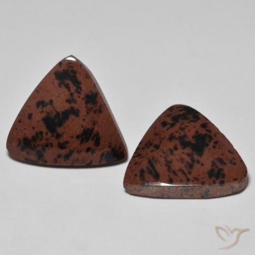 16.22 ctw Multicolor Jasper Stones, Natural Jasper in Trillion Cabochon Shape for Sale
