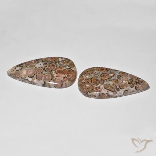Jasper Gemstones in 29.7 x 15.6 mm Size for Sale, Jasper Stones in Multicolor Color