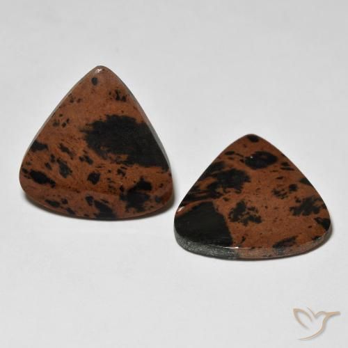 18.53 ctw Multicolor Jasper Stones, Natural Jasper in Trillion Cabochon Shape for Sale