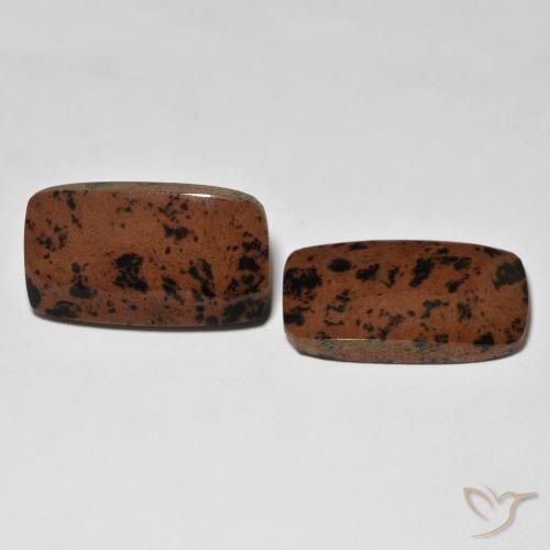 23.58 ctw Multicolor Jasper Stones, Natural Jasper in Cushion Cabochon Shape for Sale
