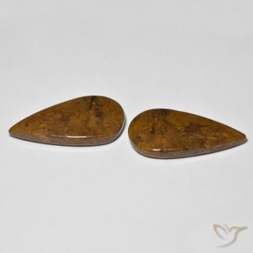Jasper Gemstones in 23.1 x 11.6 mm Size for Sale, Jasper Stones in Multicolor Color