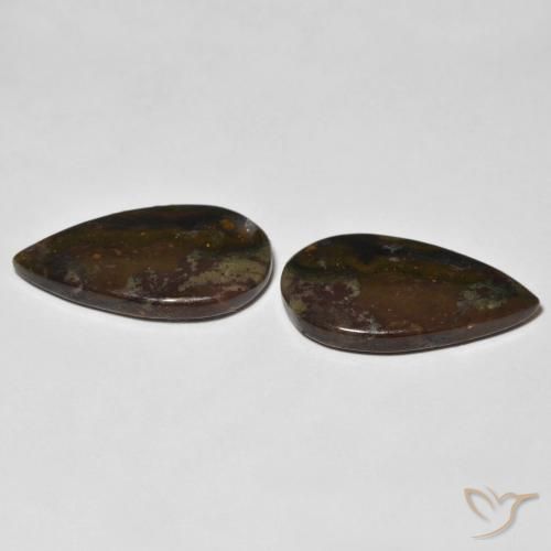 Jasper Gemstones in 21.5 x 11.2 mm Size for Sale, Jasper Stones in Multicolor Color