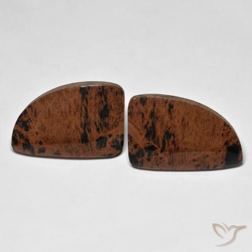 21.71 ct Pear Jasper, 21.4 x 14.4 mm From Indonesia, Photo A