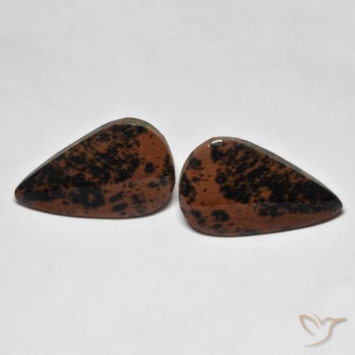 23.22 ct Pear Jasper, 25.1 x 15.1 mm From Indonesia, Photo A