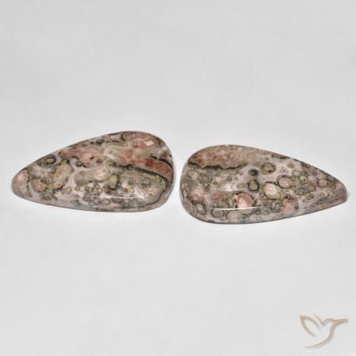 Jasper Gemstones in 27.8 x 15.7 mm Size for Sale, Jasper Stones in Multicolor Color