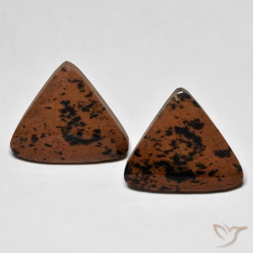 21.10 ctw Multicolor Jasper Stones, Natural Jasper in Trillion Cabochon Shape for Sale