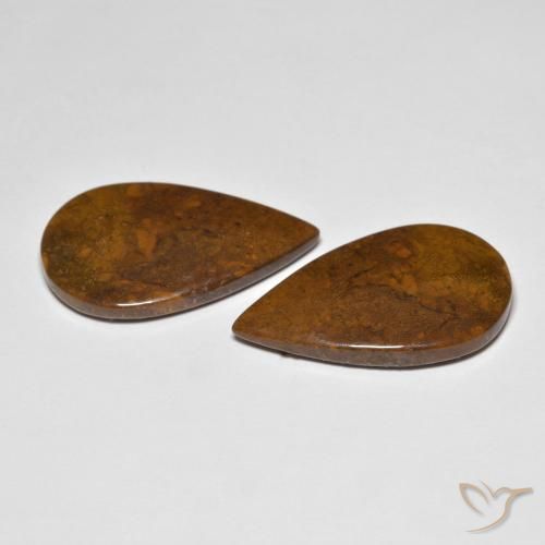 Jasper Gemstones in 24.4 x 14.4 mm Size for Sale, Jasper Stones in Multicolor Color