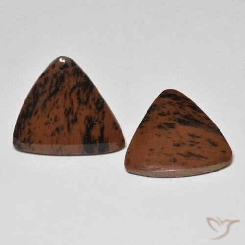 17.51 ctw Multicolor Jasper Stones, Natural Jasper in Trillion Cabochon Shape for Sale