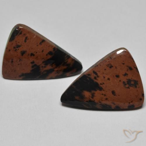 12.58ctw Natural Multicolor Jasper, Trillion, Opaque