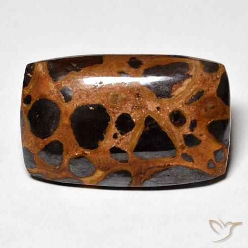 25.23ct Natural Multicolor Jasper, Cushion, Opaque
