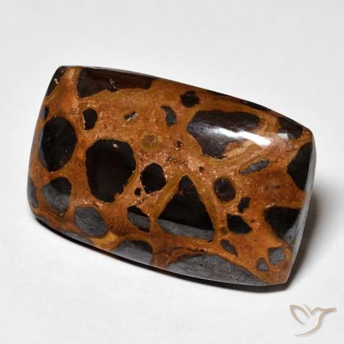 25.23 ct Multicolor Jasper Stone, Natural Jasper in Cushion Cabochon Shape for Sale