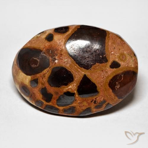 17.45ct Natural Multicolor Jasper, Oval, Opaque