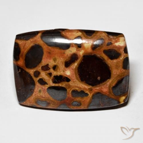 20.65ct Natural Multicolor Jasper, Cushion, Opaque