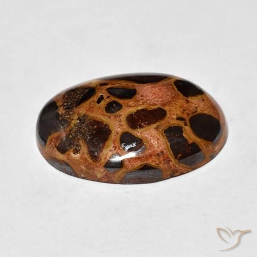 Jasper Gemstone in 22.1 x 16.8 mm Size for Sale, Jasper Stone in Multicolor Color
