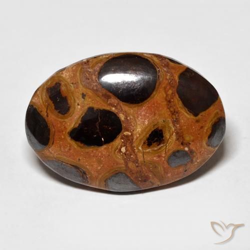 16.68ct Natural Multicolor Jasper, Oval, Opaque