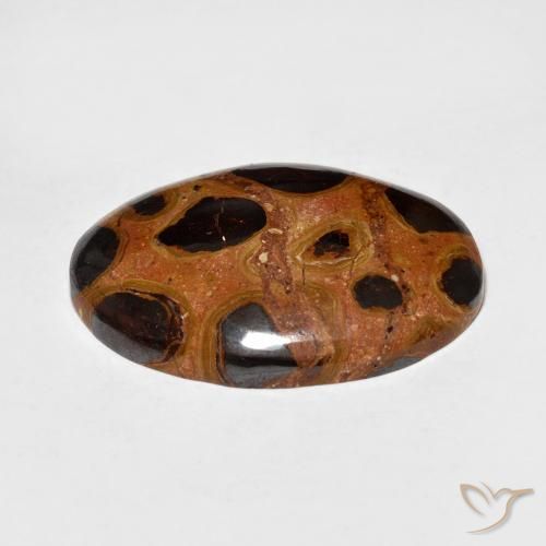 Jasper Gemstone in 25 x 18 mm (calibrated) Size for Sale, Jasper Stone in Multicolor Color
