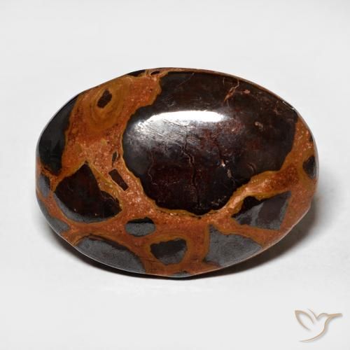 13.64ct Natural Multicolor Jasper, Oval, Opaque