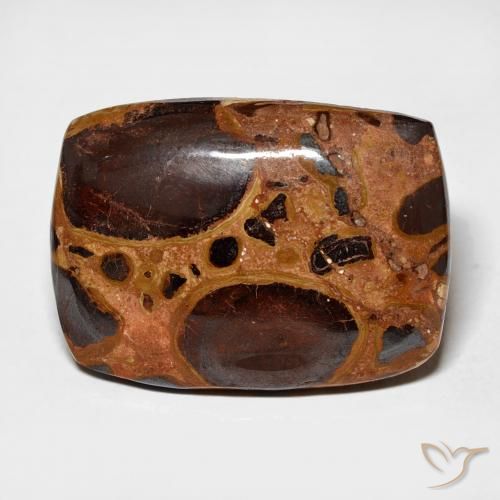 17.46ct Natural Multicolor Jasper, Cushion, Opaque