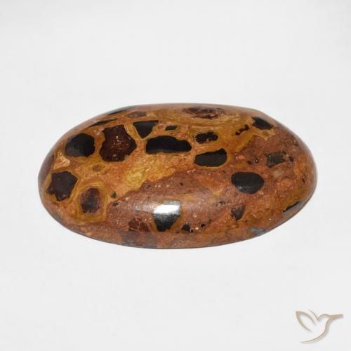 Jasper Gemstone in 23.2 x 16.1 mm Size for Sale, Jasper Stone in Multicolor Color