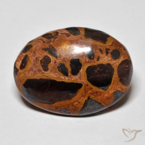 17.26ct Natural Multicolor Jasper, Oval, Opaque