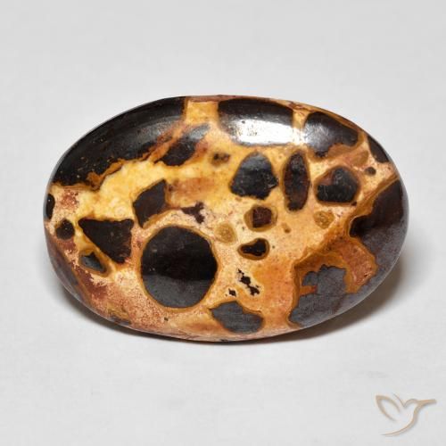 16.03ct Natural Multicolor Jasper, Oval, Opaque