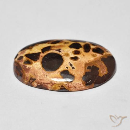 Jasper Gemstone in 25 x 18 mm (calibrated) Size for Sale, Jasper Stone in Multicolor Color