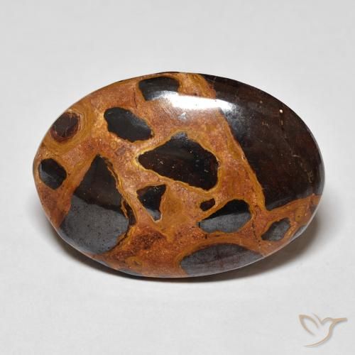 18.67ct Natural Multicolor Jasper, Oval, Opaque