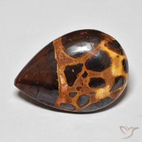 Jaspe Multicolor Cabujón Pera de 17.96 ct de Indonesia, dimensión 25,3 x 18,1mm, piedra preciosa natural No tratado, claridad Opaco, Jaspe de 1 pieza en color Multicolor, dureza Mohs de 6.5 - 7 Adecuado para joyas de uso diario, Photo A