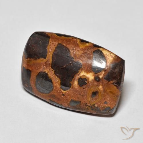 17.12 ct Multicolor Jasper Stone, Natural Jasper in Cushion Cabochon Shape for Sale