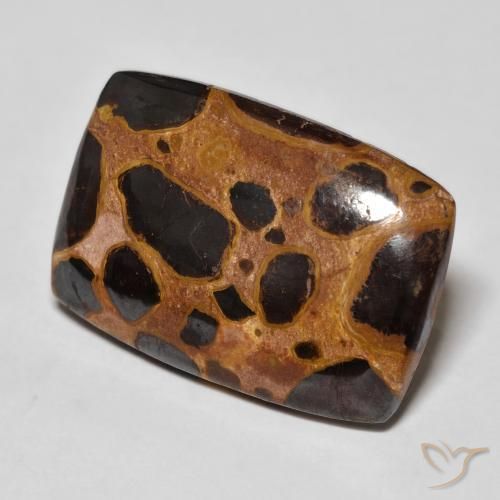 18.44 ct Multicolor Jasper Stone, Natural Jasper in Cushion Cabochon Shape for Sale