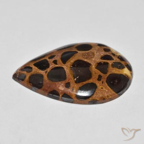 Jasper Gemstone in 29.8 x 21 mm Size for Sale, Jasper Stone in Multicolor Color