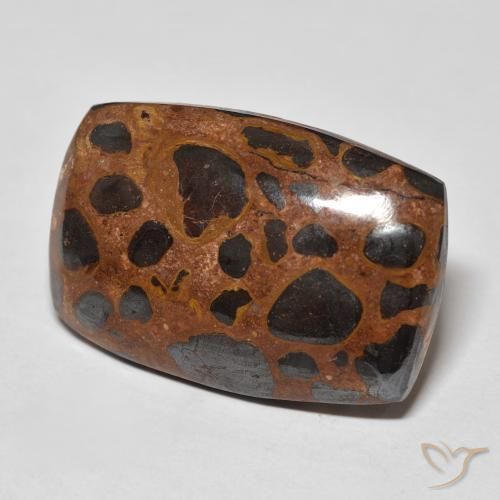 22.48 ct Multicolor Jasper Stone, Natural Jasper in Cushion Cabochon Shape for Sale