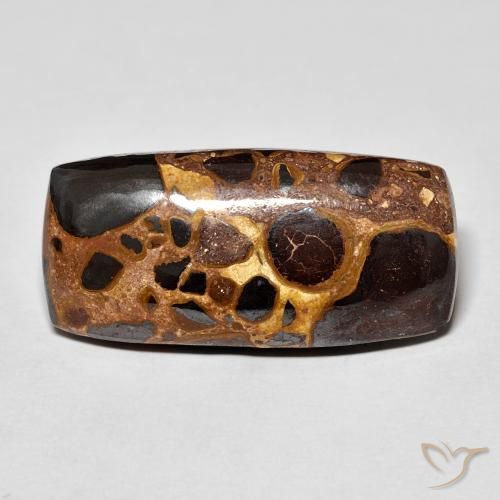21.10ct Natural Multicolor Jasper, Cushion, Opaque, Photo A