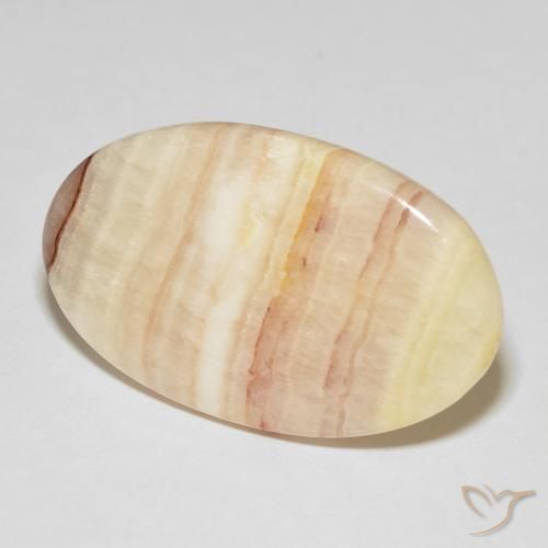 45.06 ct Multicolor Jasper Stone, Natural Jasper in Oval Cabochon Shape for Sale