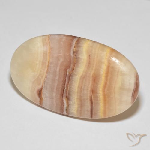 69.23 ct Multicolor Jasper Stone, Natural Jasper in Oval Cabochon Shape for Sale