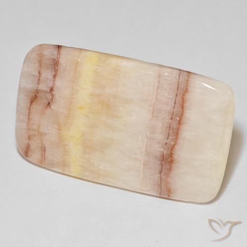 59.48 ct Multicolor Jasper Stone, Natural Jasper in Cushion Cabochon Shape for Sale